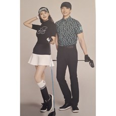 파사디직산점 여성 골프웨어 간절기 아가일 배색 스커트(P21SSK532M)
