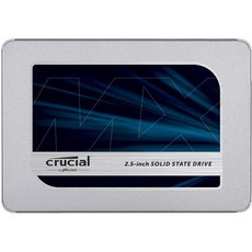 크루셜 MX500 2TB 3D 낸드 SATA 2.5인치 내장형 SSD 최대 560MB/s - CT2000MX500SSD1, 4TB