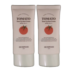 스킨푸드 토마토 톤 업 선크림 50ml x 2개 톤업썬크림 자외선차단제