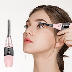 스마트 온도 조절 속눈썹 고데기 전기 속눈썹 뷰러 usb충전식, pink