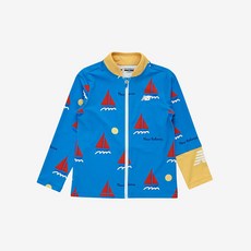 뉴발란스 키즈 Beach Lounge 5부 래쉬가드 세트(집업) NK9RE2111U