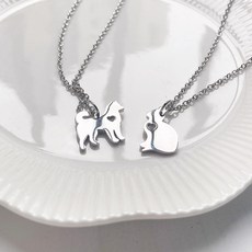 유기묘후원목걸이