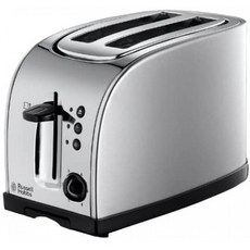 Russell Hobbs Texas 2 슬라이스 토스터 18096-스테인리스 스틸 및 실버, 단일상품