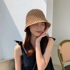라탄 모자 썬캡 마이힐즈 마스케라 버킷햇 보니햇 라피아 사파리 여름 선바이저 캡 여성
