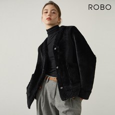 [런칭가 1 090 000원] 로보 ROBO 스페인 라도마 리버시블 무스탕+머플러