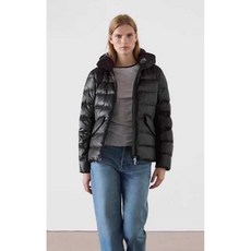 ZARA 여성패딩 퀼팅 점퍼 후드 코튼 쇼트 재킷