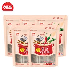 사조해표 얼큰 다시팩 150g, 5개