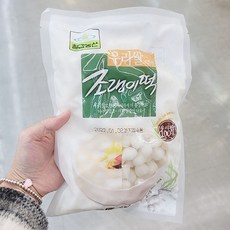 칠갑 칠갑 우리쌀로 만든 조랭이떡, 500g, 3개