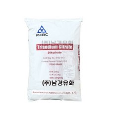 구연산나트륨 RZBC 구연산소다 식품첨가물 25KG-대용량