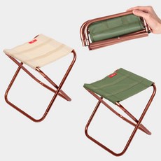 두랄루민 미니 의자 접이식 ES-710 낚시 등산 캠핑, 두랄루민 미니의자(분리형), ES-710(올리브)