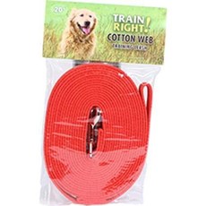 해안 면화 웹 훈련 Dogleash Red 20 Ft., 본상품