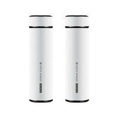 루미에드 5중 진공텀블러 보온물병 500ml, 화이트, 2개