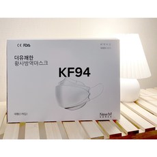 뉴엠코리아 KF94 국내산 더유쾌한4중 황사방역 식약처/FDA/CE 보건용마스크 100매