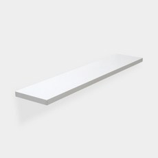 화이트 무지주 일자선반(600)-BT