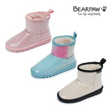 백화점정품 베어파우 아동 키즈 방한화 (BEARPAW) JADE 겨울 방수 양털 부츠 3종 택1 2.5CM K2917QD-K 발편한 신발