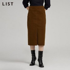 리스트코듀로이스커트