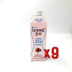 종근당 다이어트코치 초코맛 단백질음료 280ml