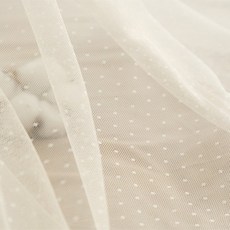 지오텍스 도트망사 촬영배경 망사원단 폭150cm, 02. 아이보리