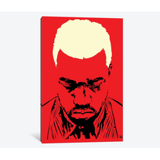 칸예 웨스트 정면 Red Kanye West Frontal HIP HOP PAINTING 힙합 그림 액자 패브릭포스터 팝아트 인테리어 캔버스 액자, +9800