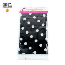 검정도트식탁보