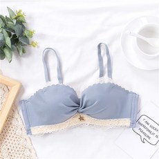 피하나 네트레드 미끄럼 방지내의 여 노와이어 가슴 풀업 보정형 섹시미 백 브라세트 여름 0502ASD2104