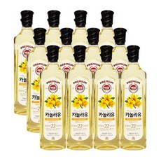 사조해표 해표 프리미엄 카놀라유 (유채유) 900mL x 12개