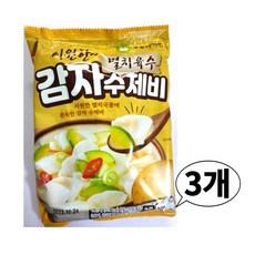 이가자연면 멸치육수 감자 수제비, 184g, 3개