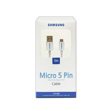 [삼성전자] USB-A 2.0 to Micro 5핀 고속 충전케이블 [화이트/1m], 상세페이지 참조, 1개, 상세페이지 참조