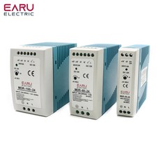 MDR-10W AC100-240V 입력 미니 딘 레일 스위치 전원 공급 장치 전압 변압기 20W 40W 60W 100W DC 5V 12V 15V 24V 36V 4