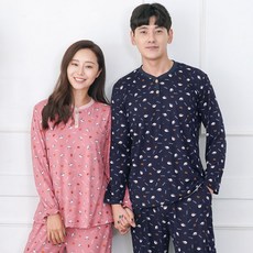 속옷스토리 티컵도그 피치기모 커플잠옷 상하세트