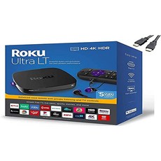 Roku Ultra LT 스트리밍 미디어 플레이어 4K/HD/HDR w/ 4K HDMI 케이블 상품 이미지