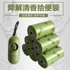 똥줍기 애견 배변 봉투 리필 청소 대변 외출 에티켓 에코 대용량 똥처리 일회용, 크다, 티백 96롤 (티백 12롤 배달), 1개