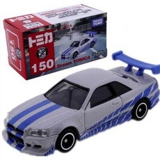 자동차 다이캐스트 장난감 Takara TOMY Tomica Fast amp Furious F9 SP 도요타 수프라 닛산 스카이라인 GTR R34 핫 차량 금속 모델 164, 595878