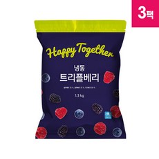 생활앤냉동 트리플베리 1.3kg x 3팩