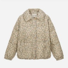 [써스데이아일랜드](T248MDJ241W)잔꽃 블루종 다운점퍼