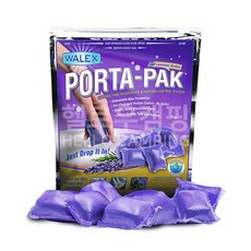 포타팩 용변분해제 캠핑카 변기약 간이 화장실 카라반 PORTA-PAK 아쿠아팩 포터팩 탈취제, 포타팩_익스_75개팩(라벤더), 75개