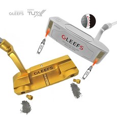 톱날퍼터 글리프스 투엑스 GS68 수제퍼터, Silver, 33인치