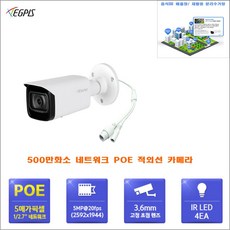 아파트 관리사무소 통제실(이지피스 이지뷰IP ERN-3254H+4TB HDD)외 추가상품, 이지피스 이지뷰IP ENO-5541R- (3.6mm), 1개