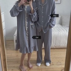 [텐바이텐] 그레이 요루면 커플 잠옷