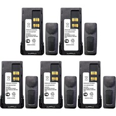 무전기 배터리 병원 밧데리 교체 캠핑 5 Pack 3000mAh PMNN4409 PMNN4409ARPMNN4491BR PMNN4491 PMNN4493A 7.4V Li ion 양, 5-pack