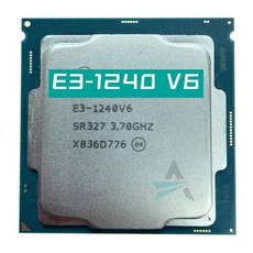 Xeon E3-1240V6 CPU 3.70GHz 8M LGA1151 E3-1240 V6 쿼드 코어 데스크탑 E3 1240V6 프로세서 E3 1240 V6