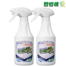 [한번애] 곰팡이제거제 500ml (2통), 2개