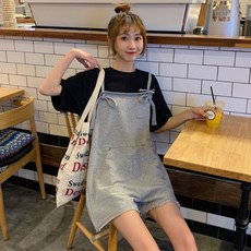 벨르비쥬 가브리엘 데일리 캐주얼멜빵바지