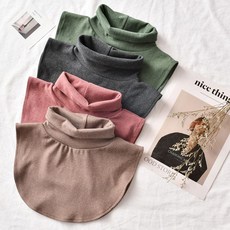 데이니즈 여성 폴라 페이크카라 목티 칼라
