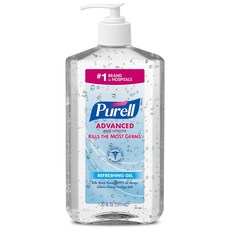 퓨렐 PURELL 어드밴스드 손소독제 펌프 대용량 20oz 591ml, 1개