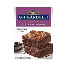 Ghirardelli 솔티드 캐러멜 브라우니 믹스 473.2ml16온스, 2) 1.18 Pound Pack of 1 - Choc, 없음