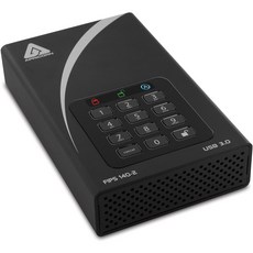 Apricorn 2TB Aegis Padlock DT FIPS 140-2 레벨 2 검증 외장형 데스크탑 드라이브