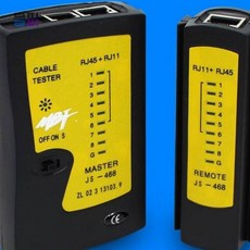 스마트클라우드 단선체크기 MBF RJ11 RJ45 LAN CABLE 테스터기 - 건전지 미포함 벨테스터기, 단일상품