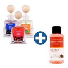 차량용 거치대 에어컨방향제 40ml 10종 리필50ml 증정 더허브샵 차량용 디퓨져 증정 방향제, 레몬유칼립투스