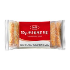 사세 50g 왕새우 튀김, 500g, 6개